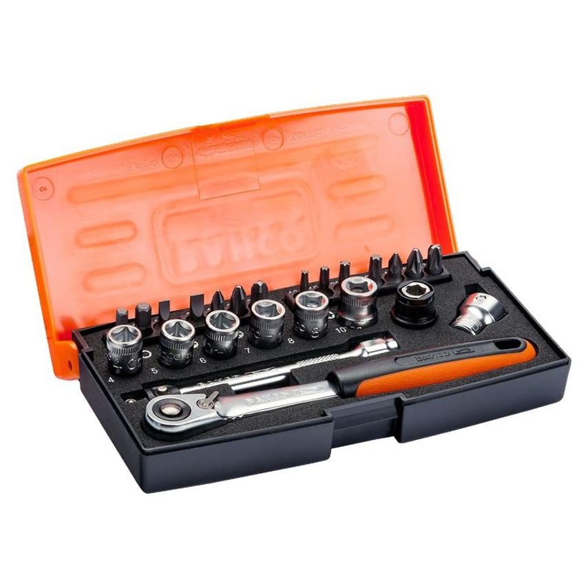 SL24 1/4in Drive Socket Set, 24 Piece BAHSL24