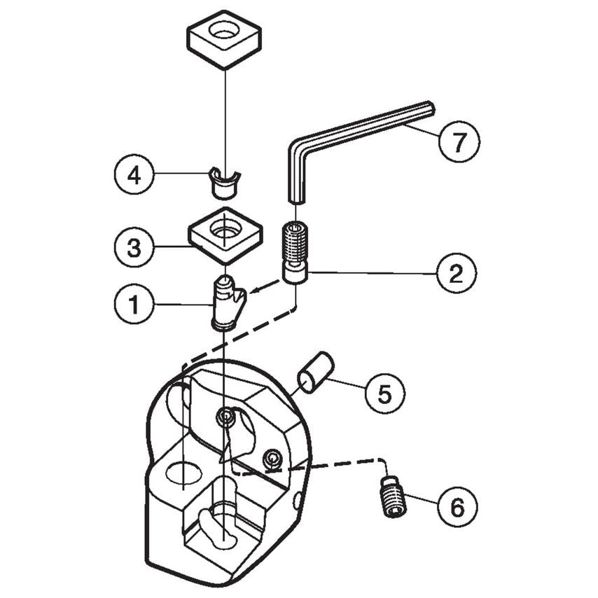 SL-PCLNL-40-16HP T-Max P Head for Turning