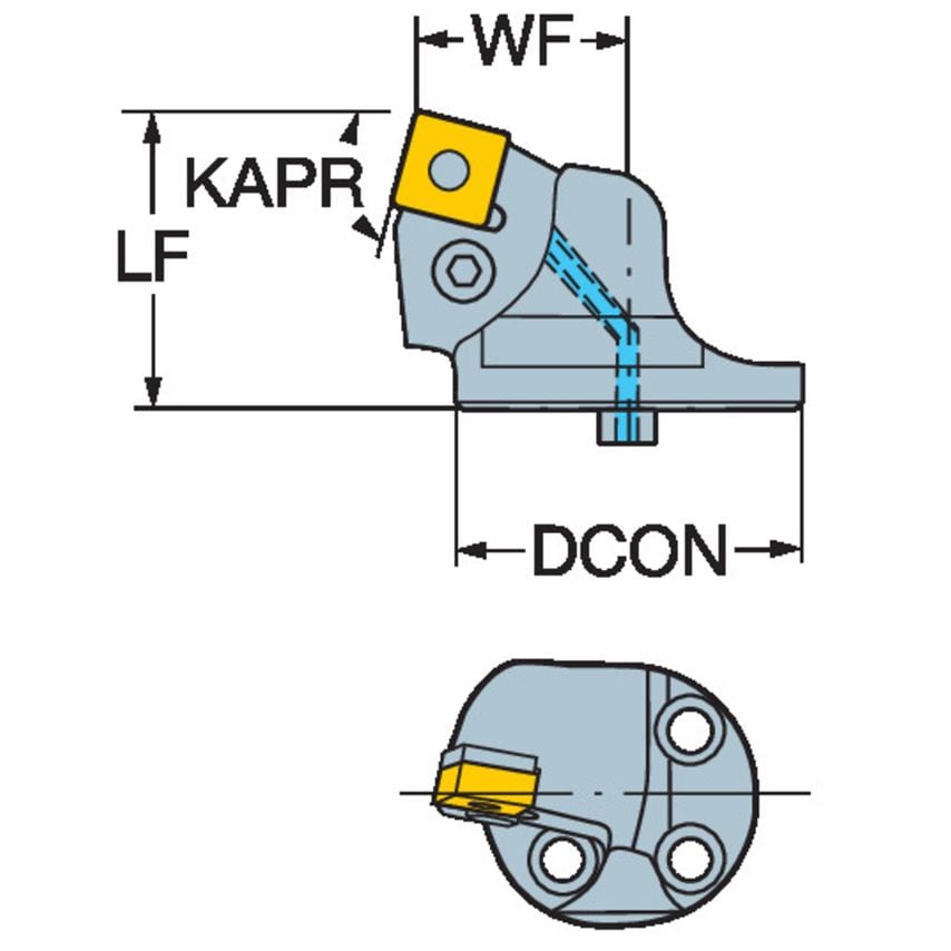 SL-PSRNL-40-12HP T-Max P Head for Turning