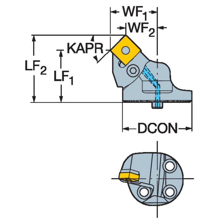 SL-PSSNR-40-12HP-X T-Max P Head for Turning