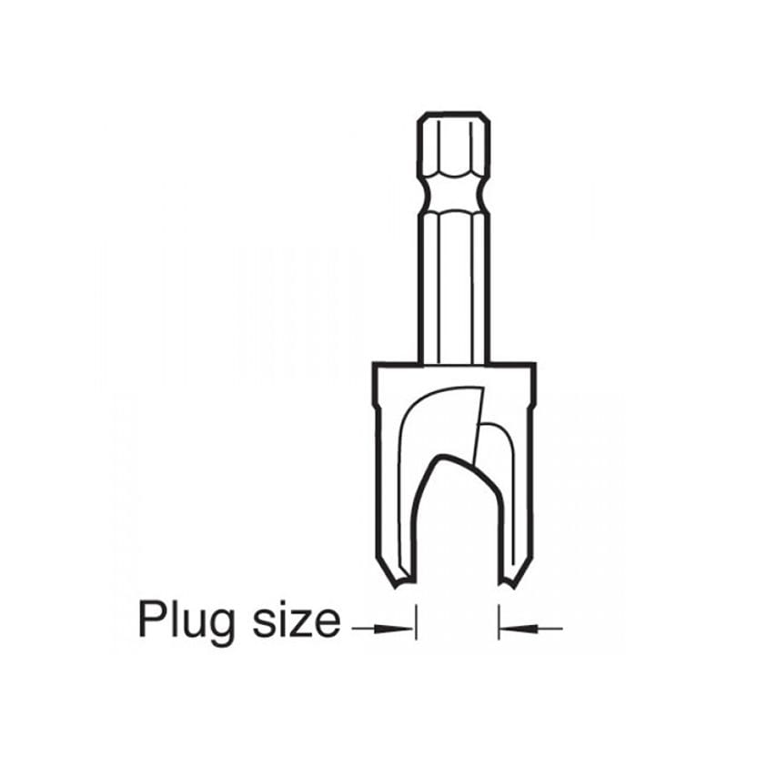 SNAP/PC/12 Plug Cutter 1/2in TRESNAPPC12