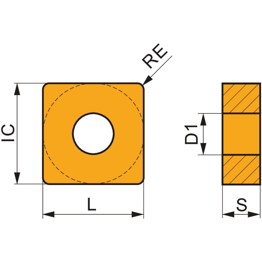 SNMG 190616E-NMR T9415 Turning Insert - Negative