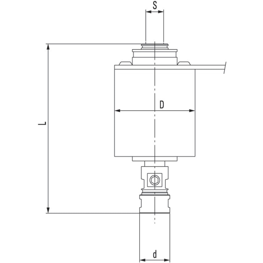 SPD9A Tapping ATTACHMENT-1.1/2"x18 Mount