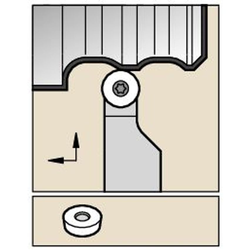 SRACR163D S Clamping Holder W1.00 L6.00
