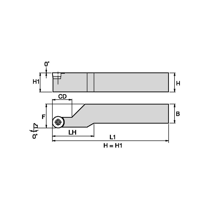 SRCCL162D S Clamping Holder W1.00 L6.00