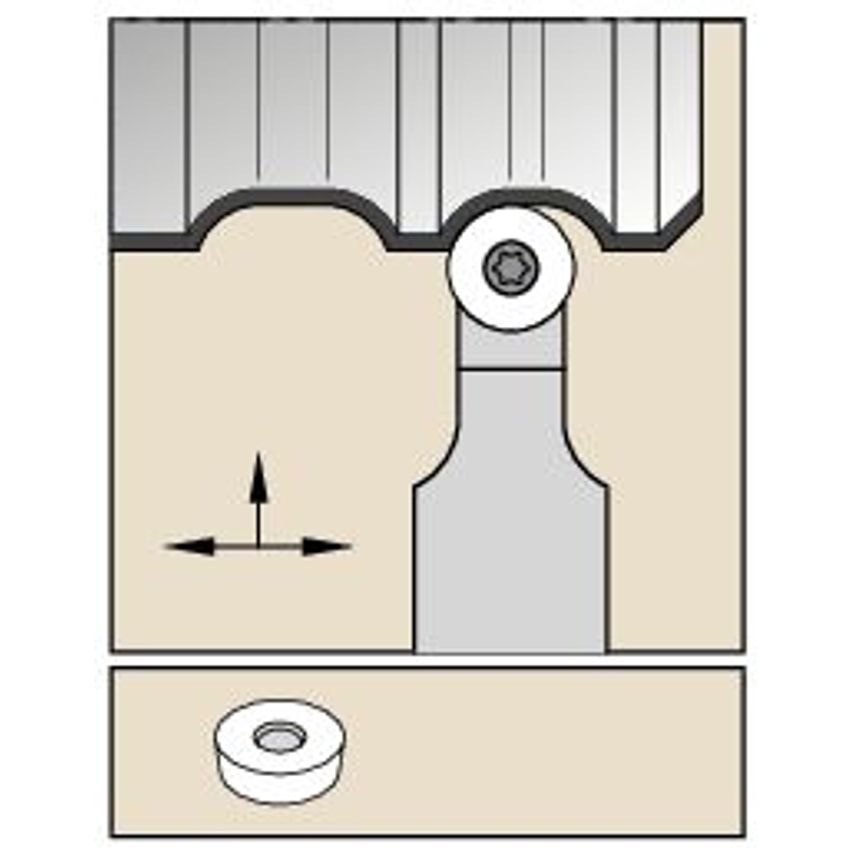 SRDCN2525M16 S Clamping Holder W25, 0MM L150