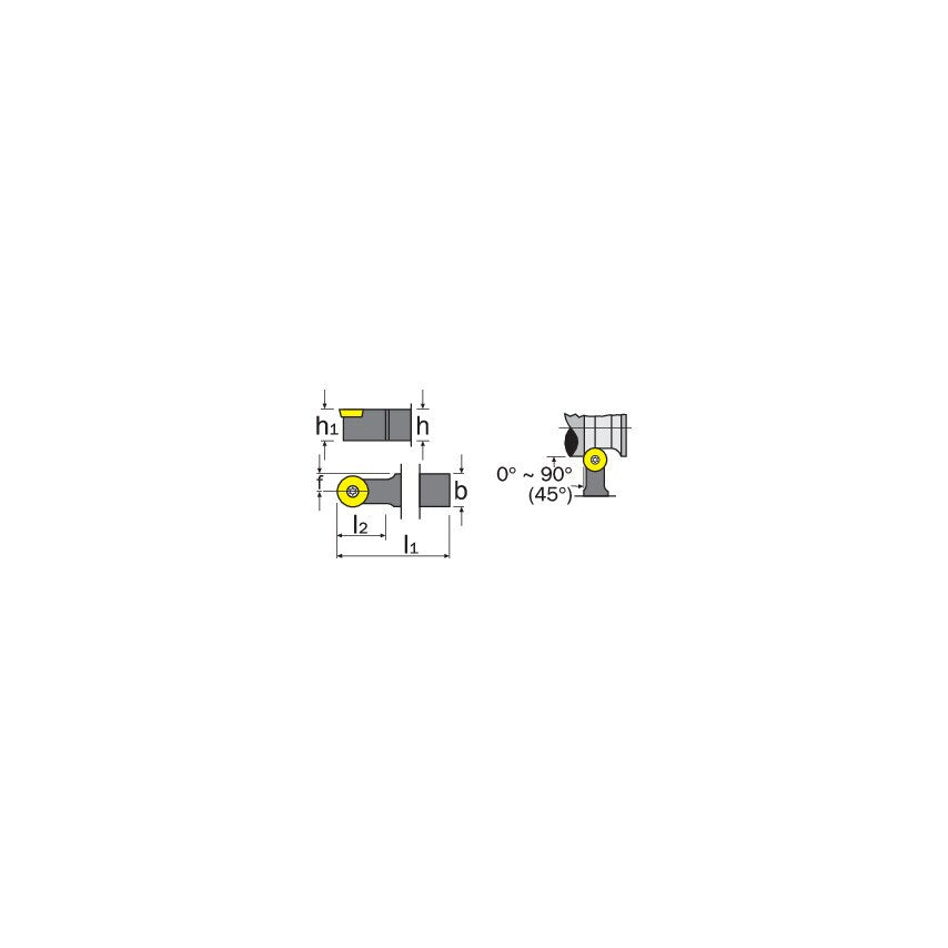 SRDCN 1616H08 External Toolholder