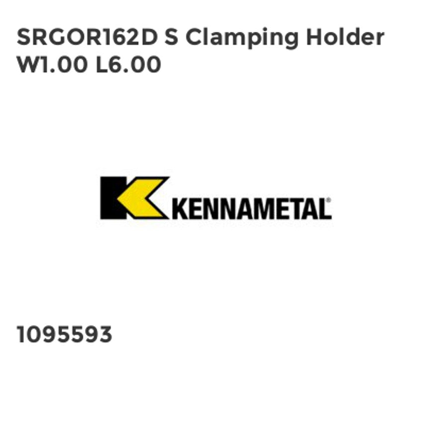 SRGOR162D S Clamping Holder W1.00 L6.00