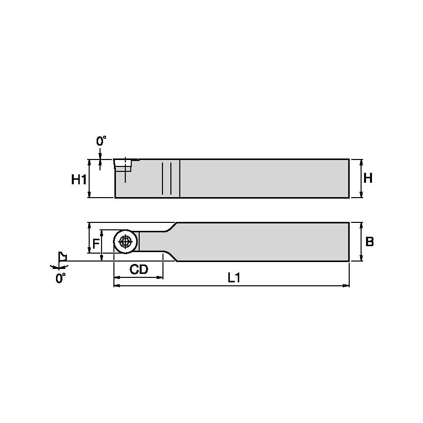 SROCN102 S Clamping Holder W0.63 L4.00