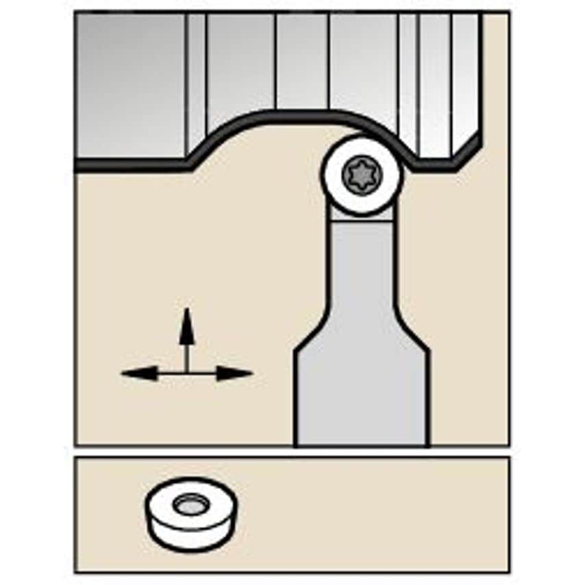 SROCN163 S Clamping Holder W1.00 L6.00