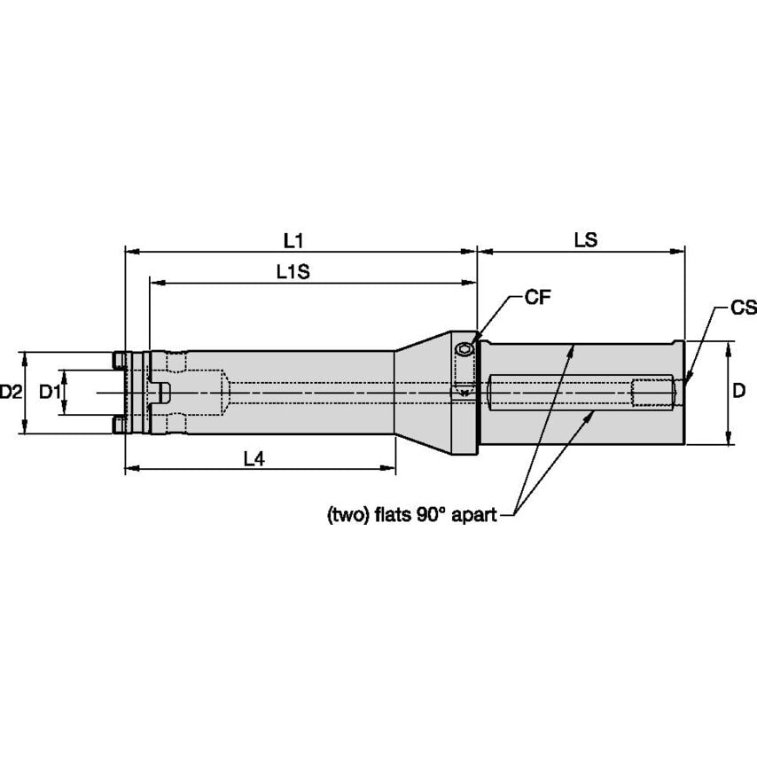 SSF150HTS131114 HTS Basic Shank 11.14 Long