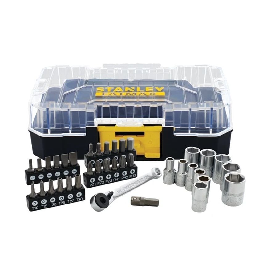 STA019101 FatMax 1/4" Socket & Bit Set 37 Piece