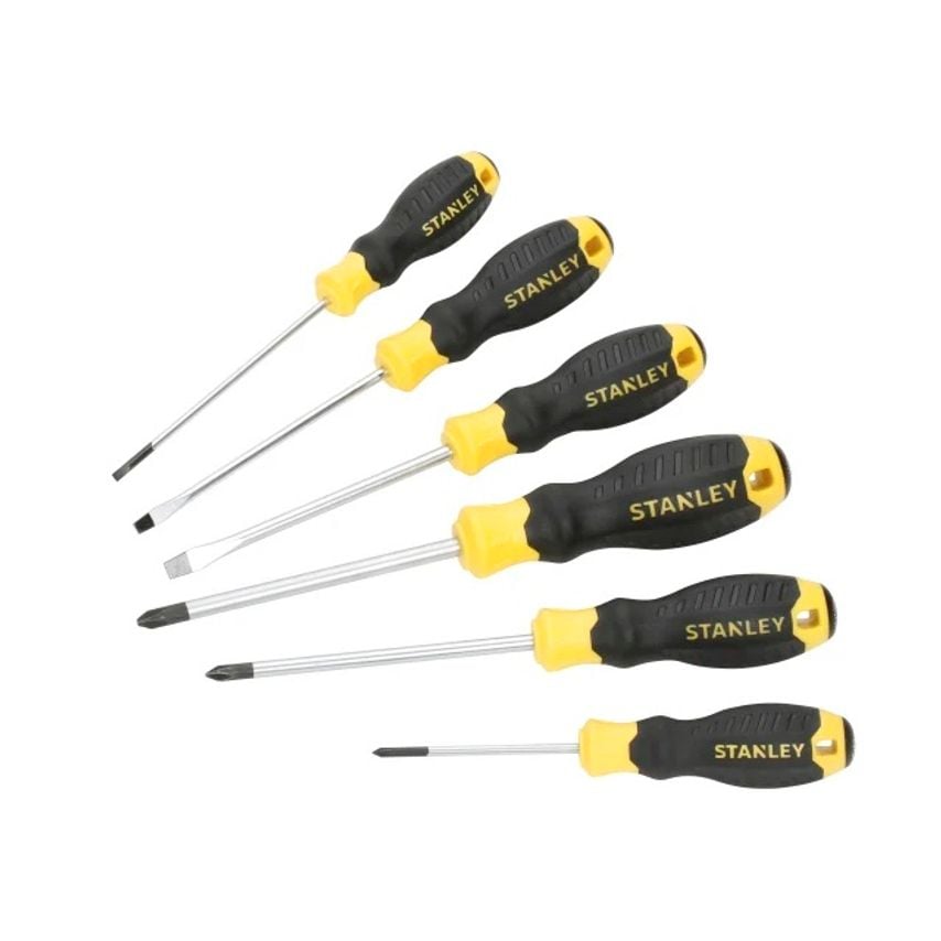 STA062151 Cushion Grip Screwdriver Set 6pc