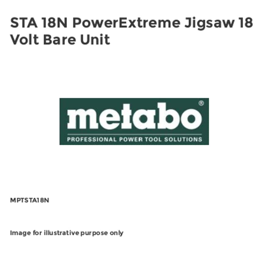 STA 18N PowerExtreme Jigsaw 18 Volt Bare Unit