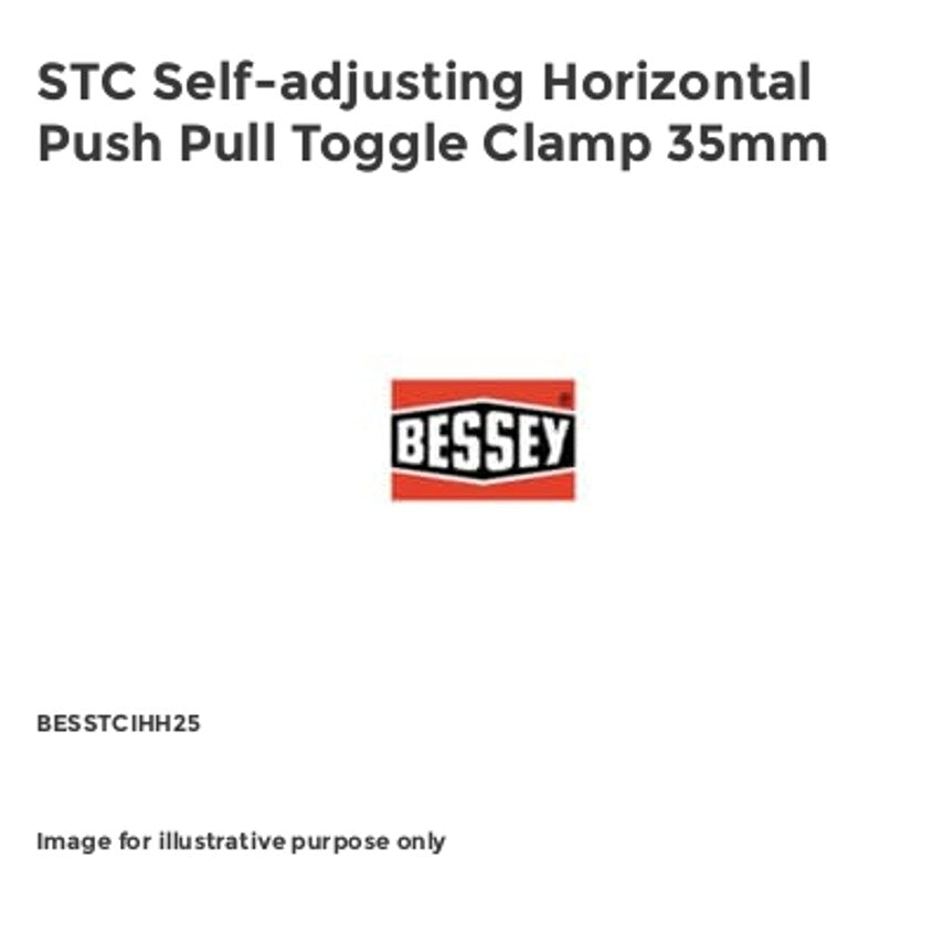 STC Self-adjusting Horizontal Push Pull Toggle Clamp 35mm