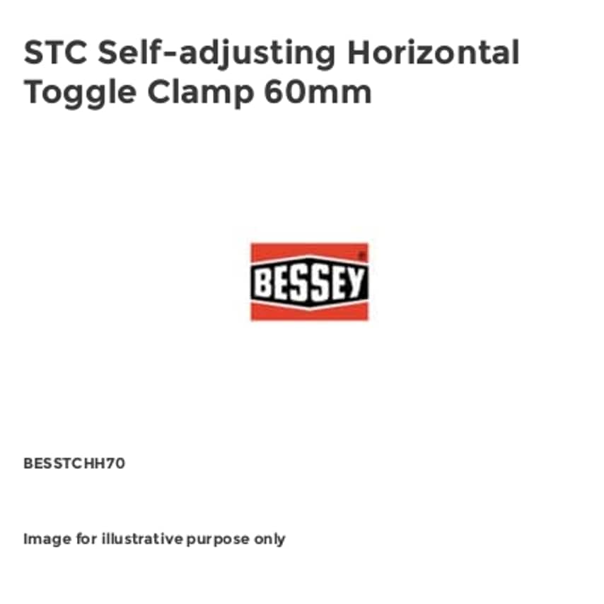 STC Self-adjusting Horizontal Toggle Clamp 60mm BESSTCHH70