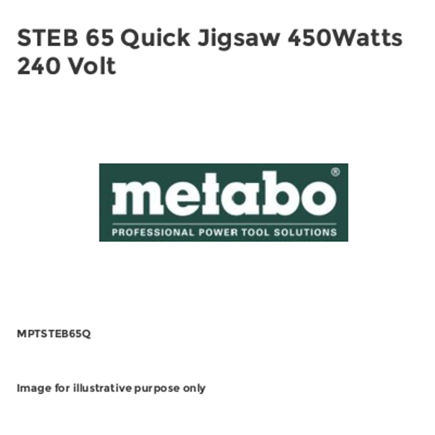 STEB 65 Quick Jigsaw 450Watts 240 Volt