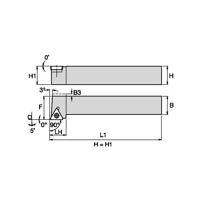 STGPL062 S Clamping Holder W0.38 L2.50