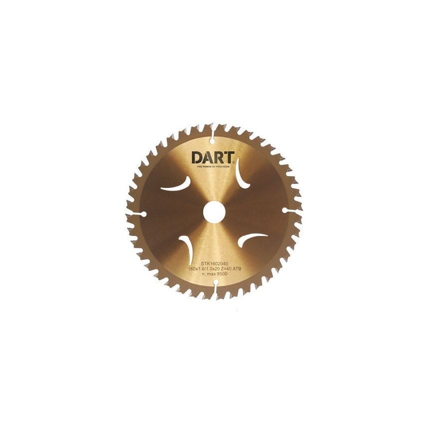 STK1602060 Gold Atb Wood Saw Blade 160DMMX20BX60Z