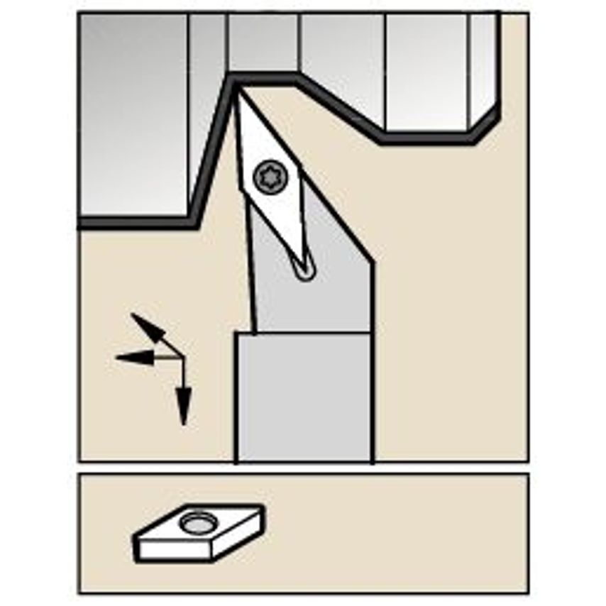SVJBLF1010M11Q S Clamping Holder W10, 0MM L150