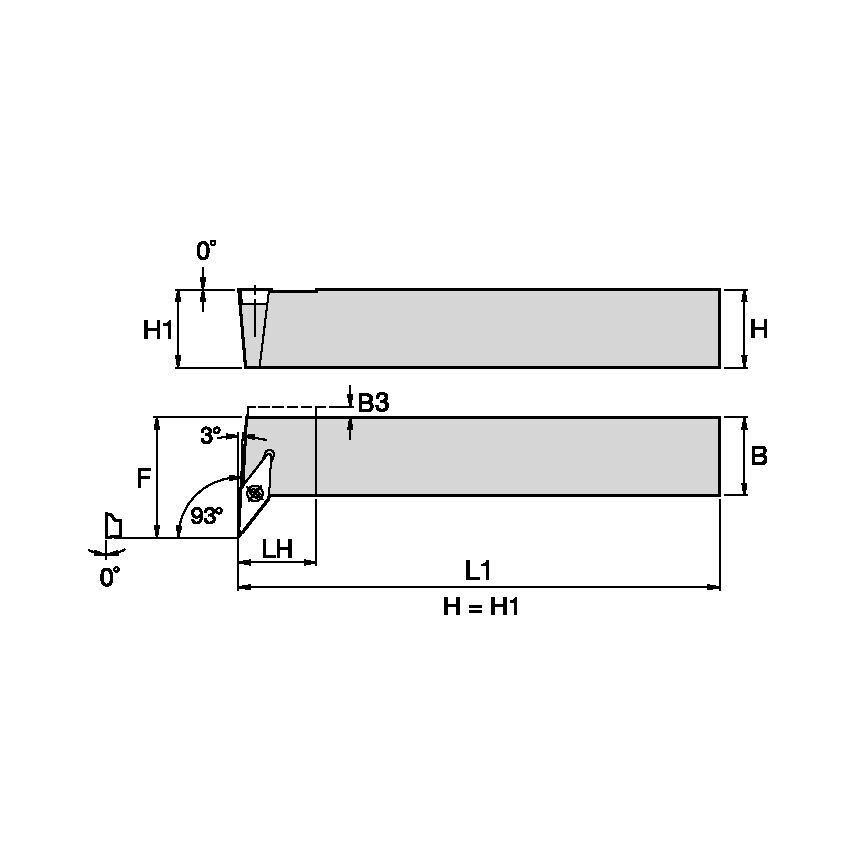 SVUBR082 S Clamping Holder W0.50 L3.50