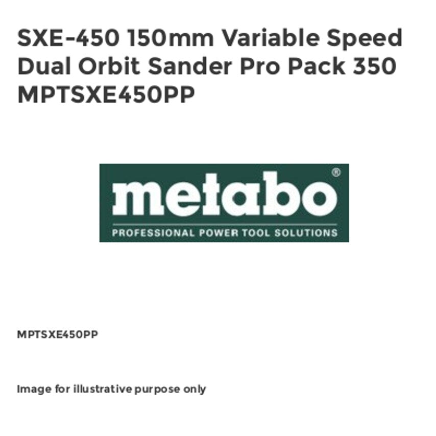SXE-450 150mm Variable Speed Dual Orbit Sander Pro Pack 350 MPTSXE450PP