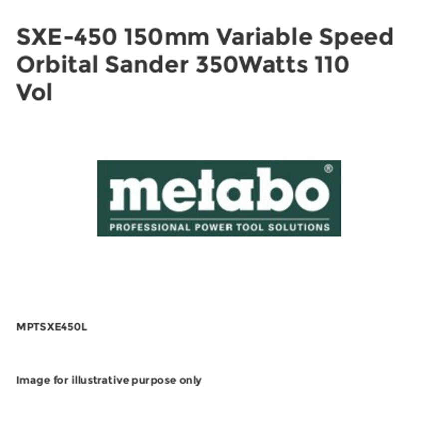 SXE-450 150mm Variable Speed Orbital Sander 350Watts 110 Vol