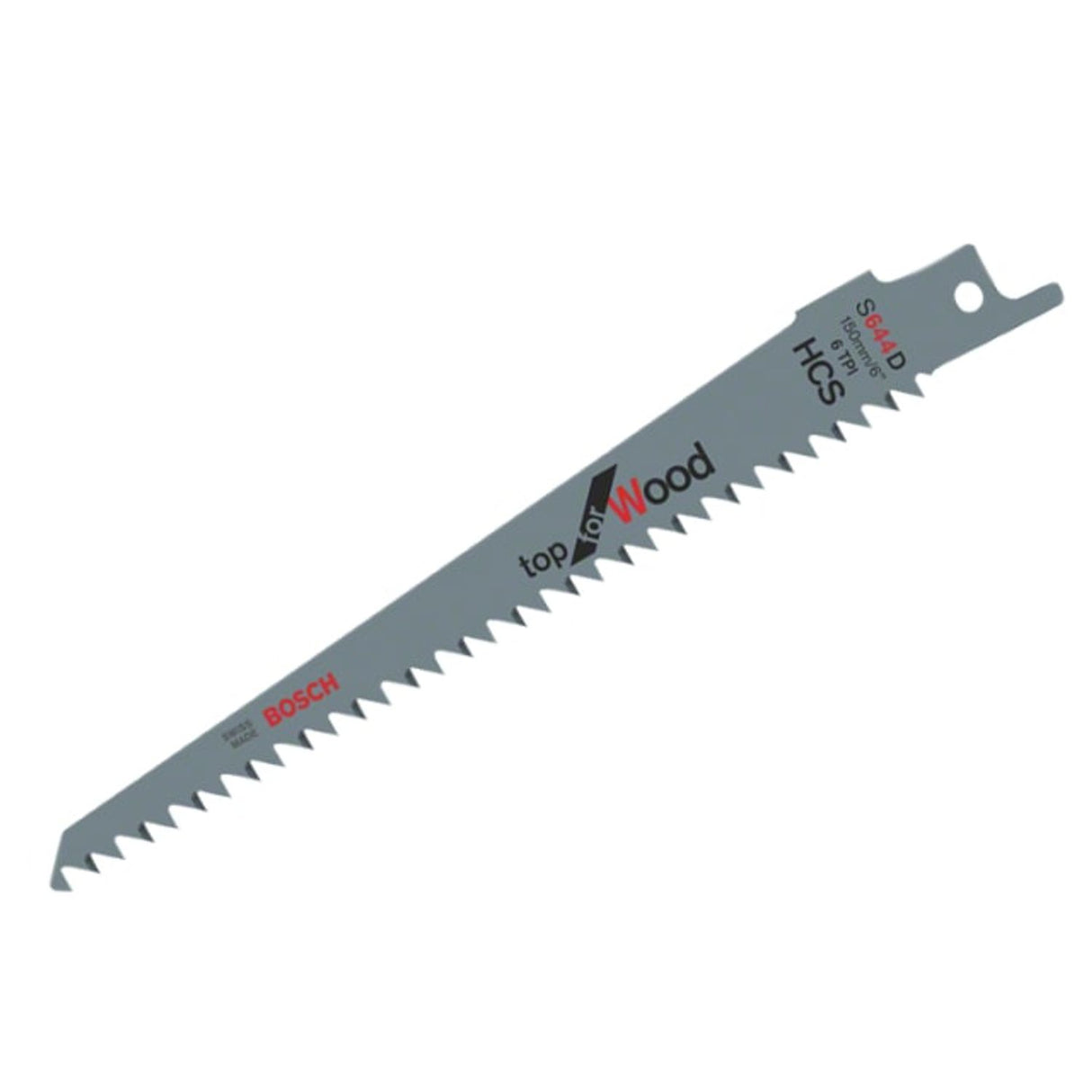 S 644 D Top for Wood Reciprocating Saw Blade 150mm 6 TPI Pack of 5