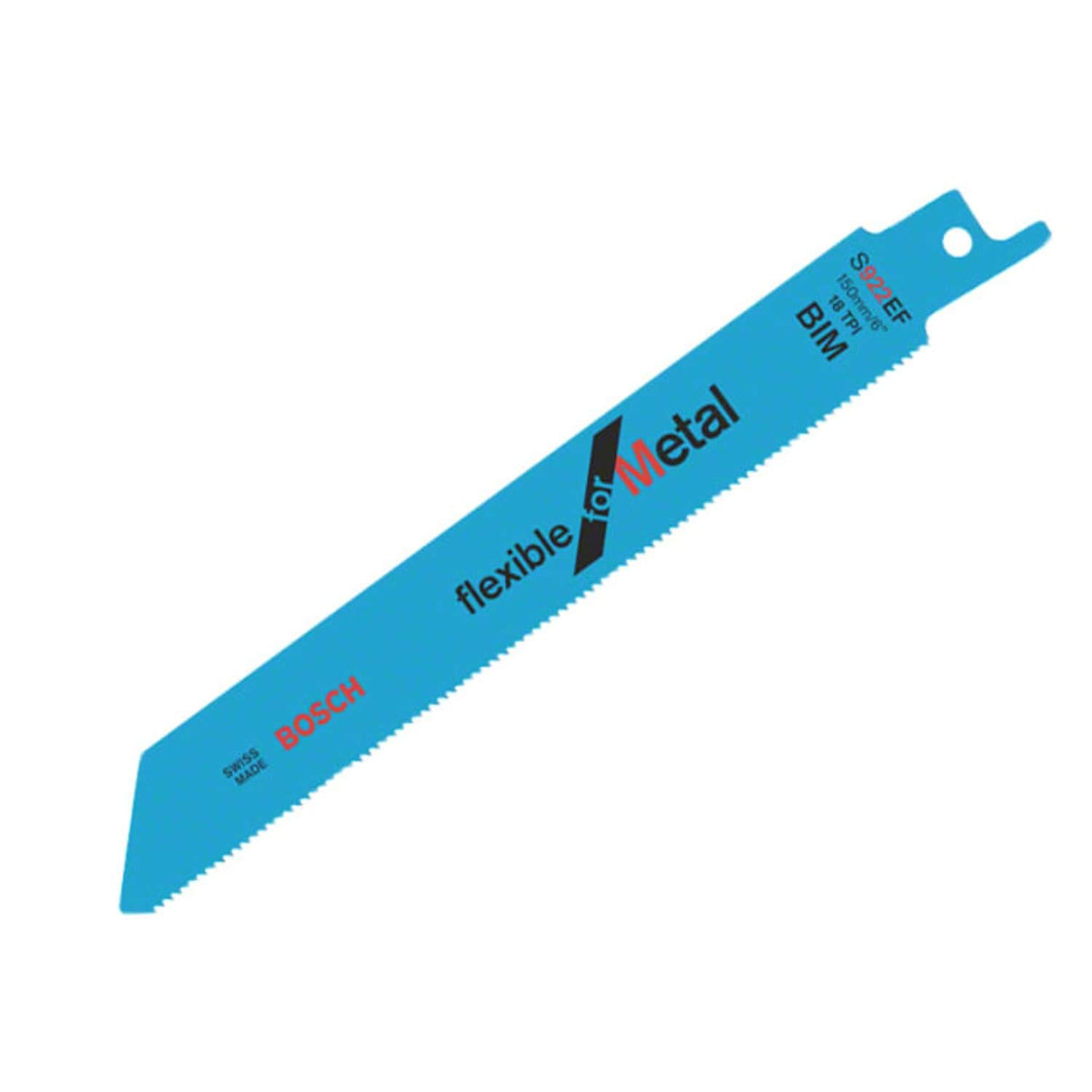S 922 EF Flexible for Metal Reciprocating Saw Blade 150mm 18 TPI Pack of 5