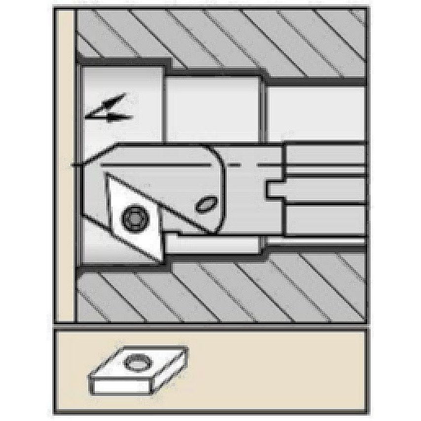 S Clamping Boring Bar D0.50 L5.00 A08KSDXPL2A