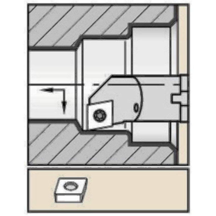 S Clamping Boring Bar D0.625 L6.50 A10NSCFCR3A