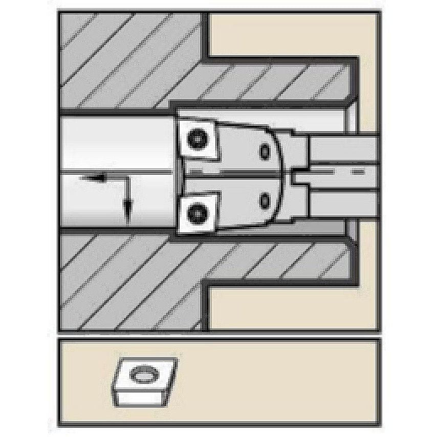 S Clamping Boring Bar D0.625 L6.50 A10NSCLPR2DA
