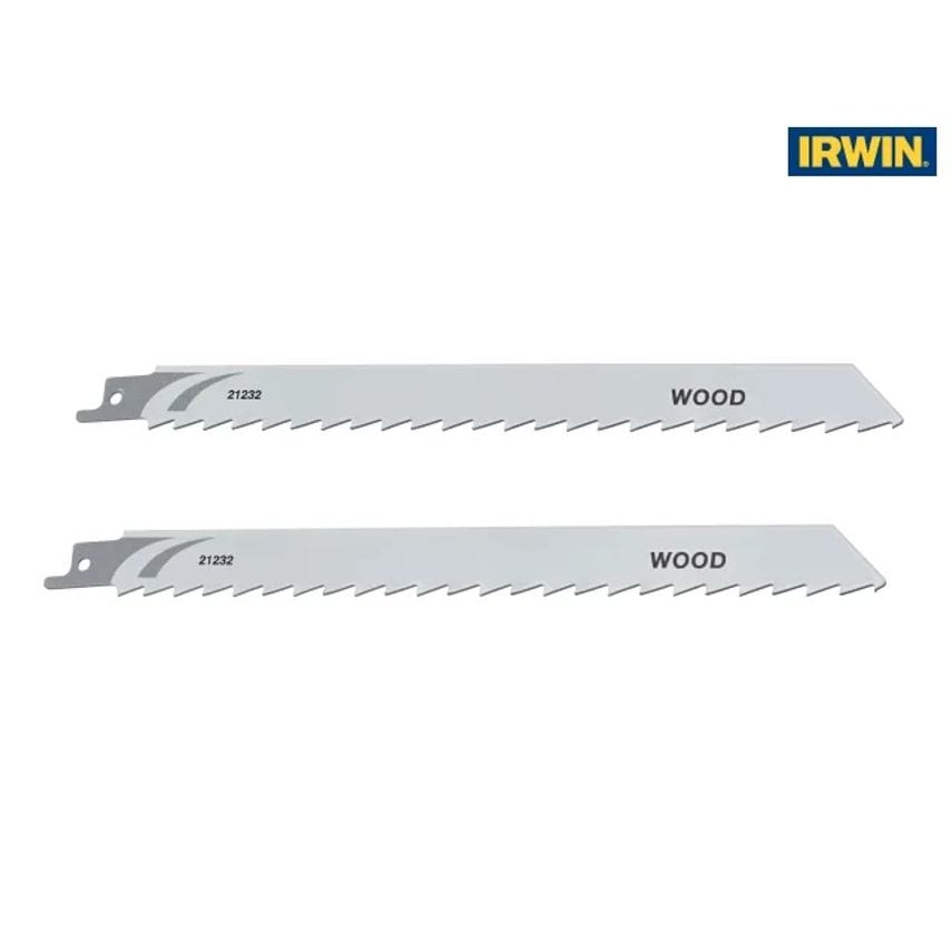 Sabre Saw Blade Coarse Wood Cutting 228mm Pack of 2