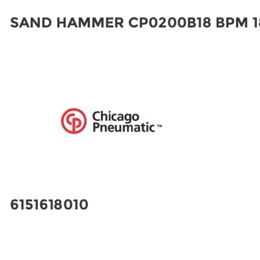Sand Hammer CP0200B18 BPM 1800