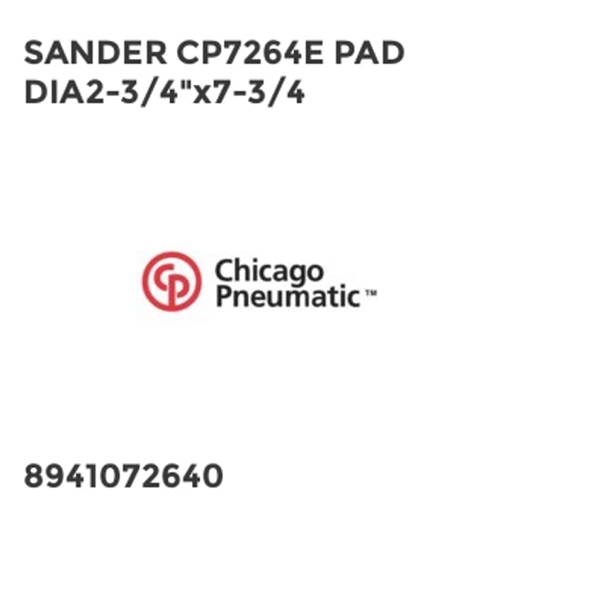 Sander CP7264E Pad DIA2-3/4"X7-3/4