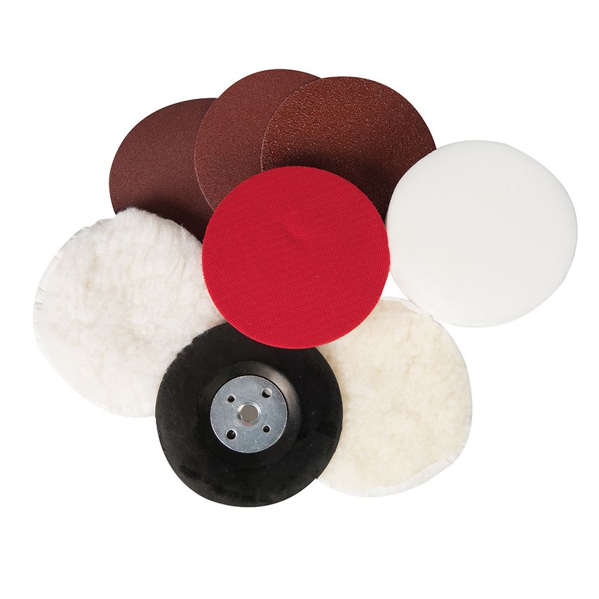 Sanding & Polishing Kit 8 Piece 180mm