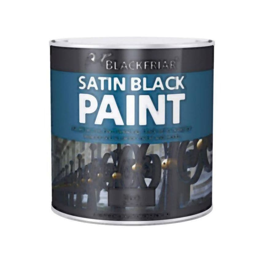 Satin Black Paint 500ml BKFSB500