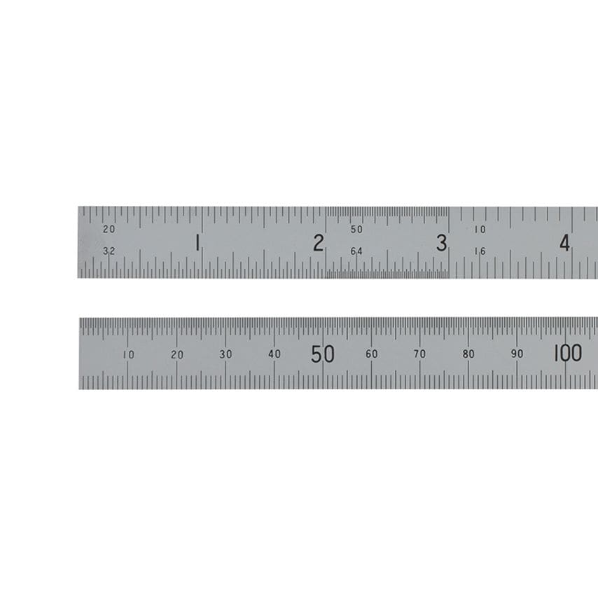Satin Chrome Rule 150mm/6in FISC06