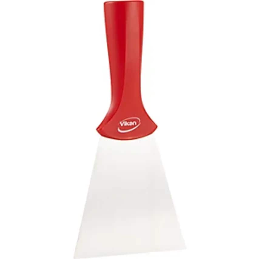Scraper Model with Handle with Stainless Steel Blade Pack of 10 Red