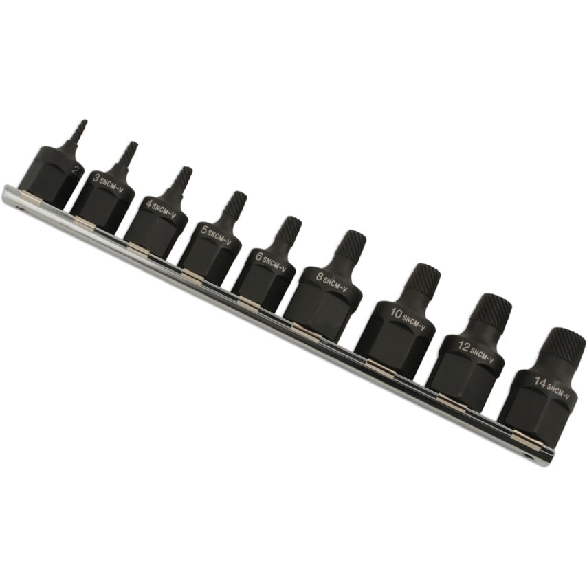 Screw Extractor Set 3/8"D & 1/2"D 9 Piece