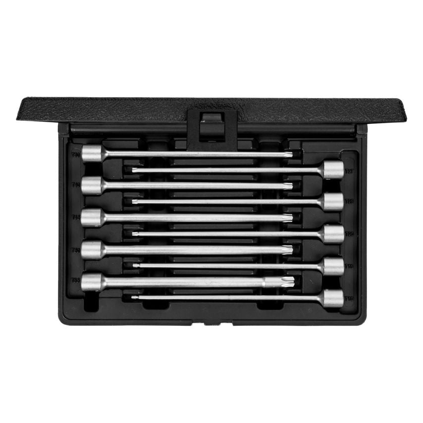 Screwdr.bit sockets 3/8 TX 10pcs