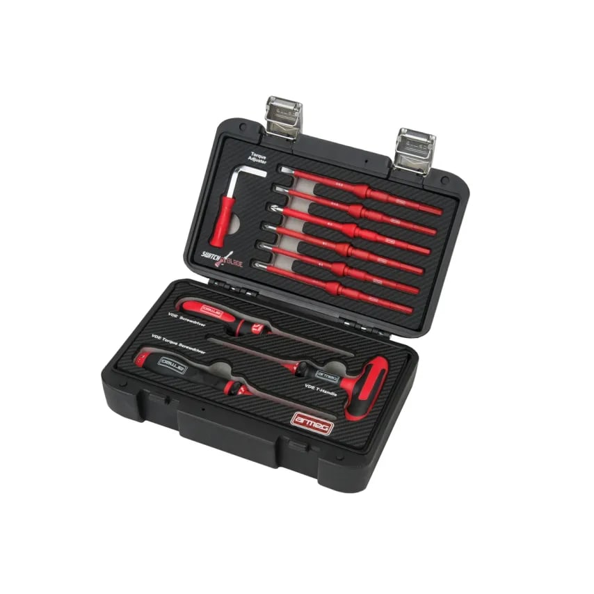 Screwdriver 13 Pce Fully Loaded VDE Adj Torque