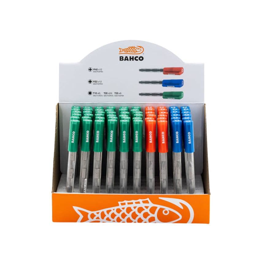 Screwdriver Bit Pen Display, 60 Piece