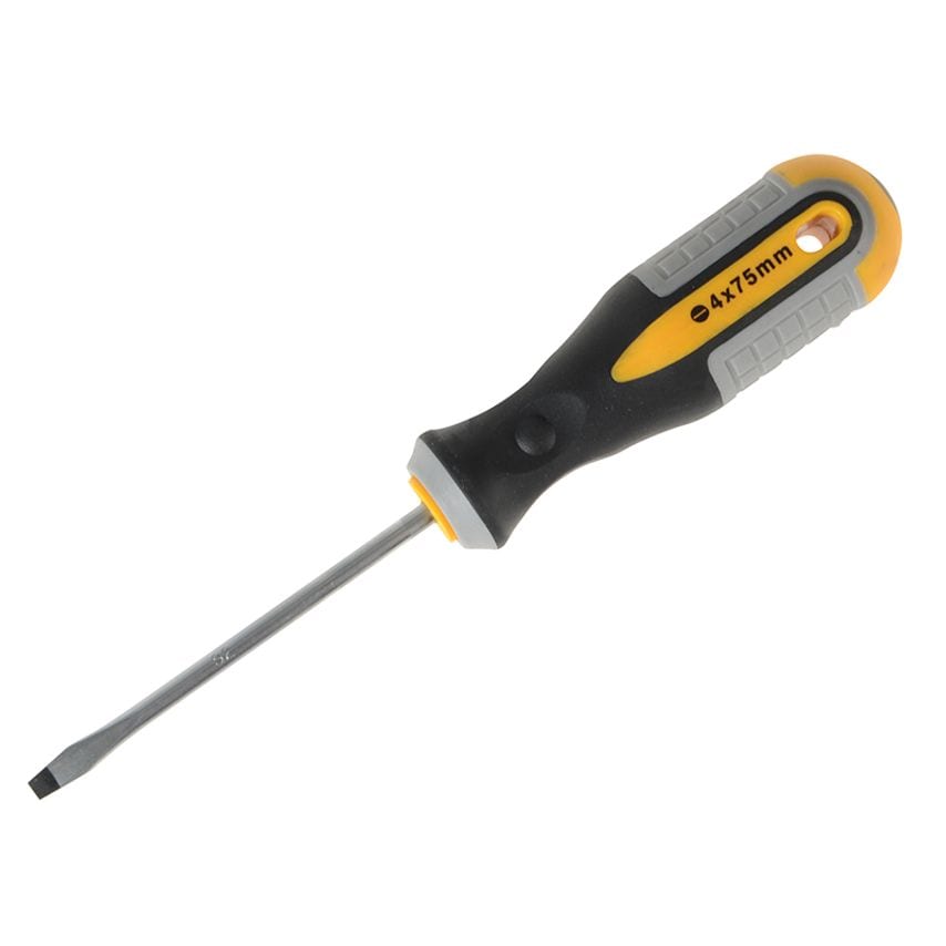 Screwdriver Flared Tip 4.0 x 75mm ROU22113
