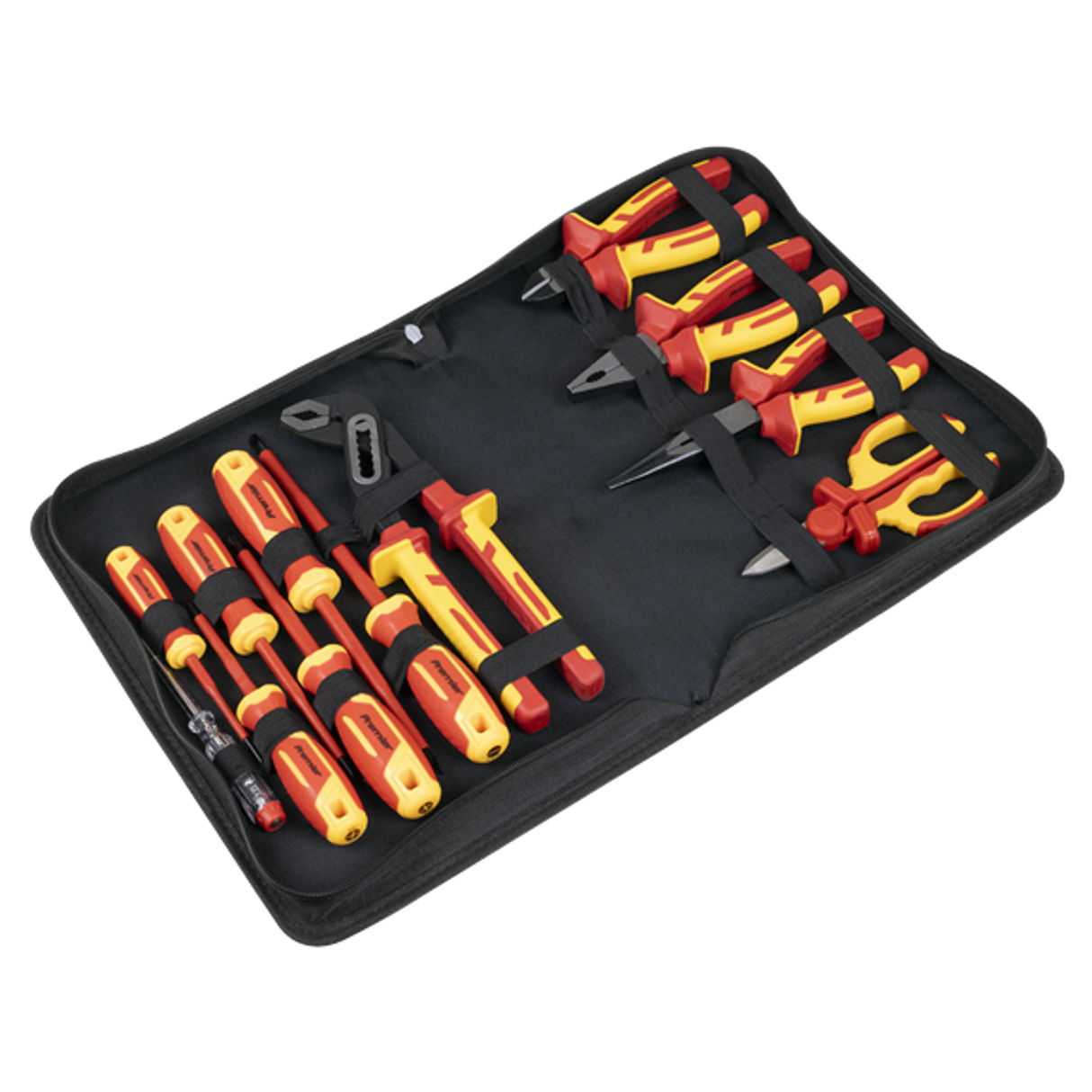 Screwdriver, Pliers and Scissor Set 12 Piece - VDE Approved