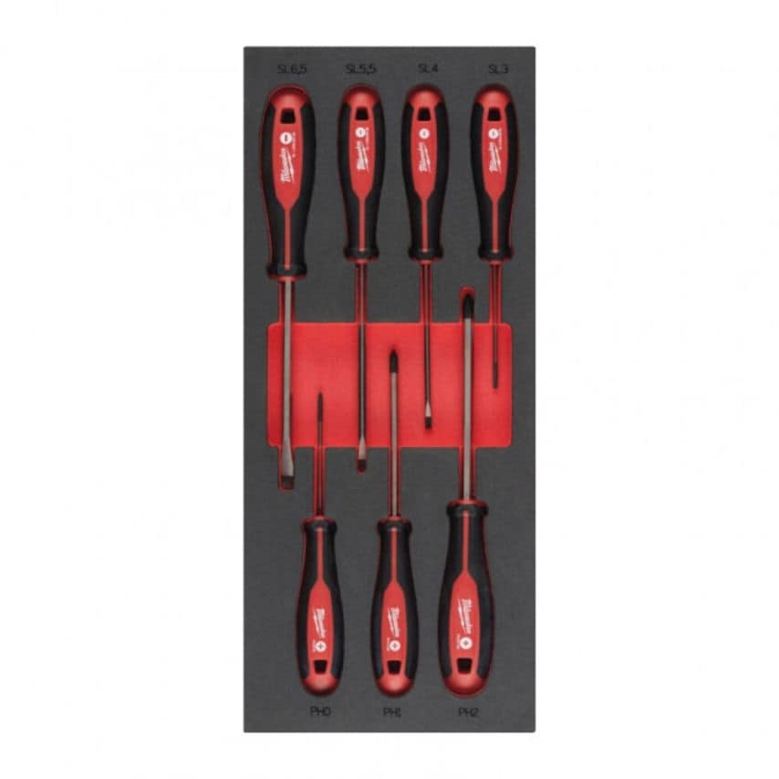 Screwdriver Set Foam Insert 7 Pieces - 4932492394
