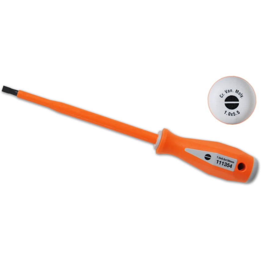 Screwdriver Slotted 8x175 mm F/Insulated - 111380