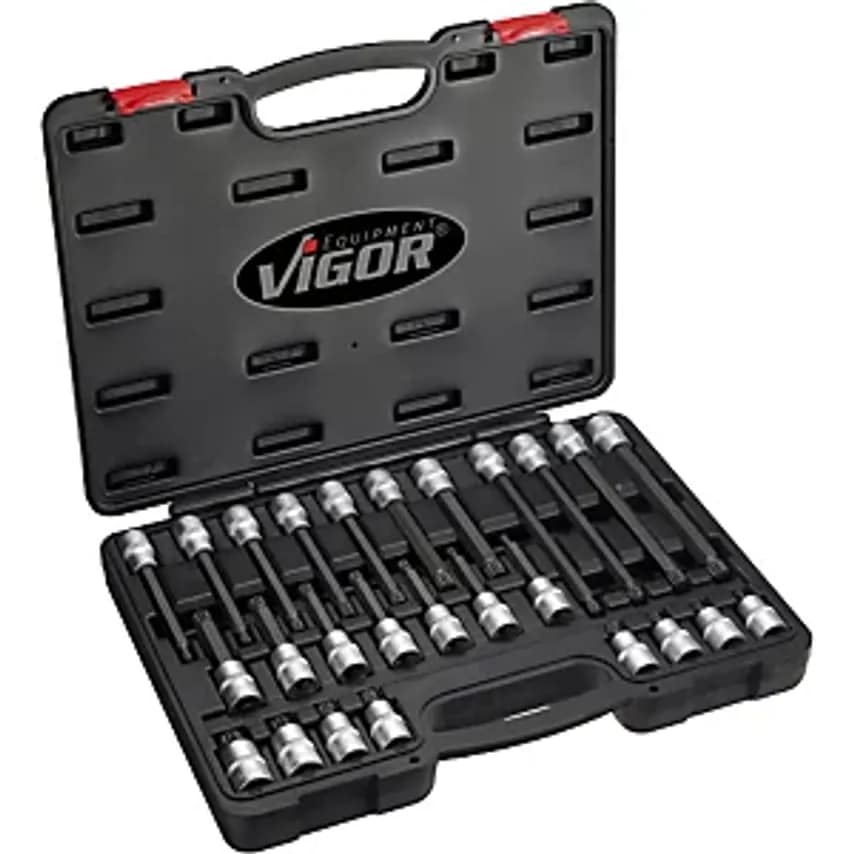 Screwdriver Socket With Internal Serration Profile (XZN) , M5 - M16, 26 Parts