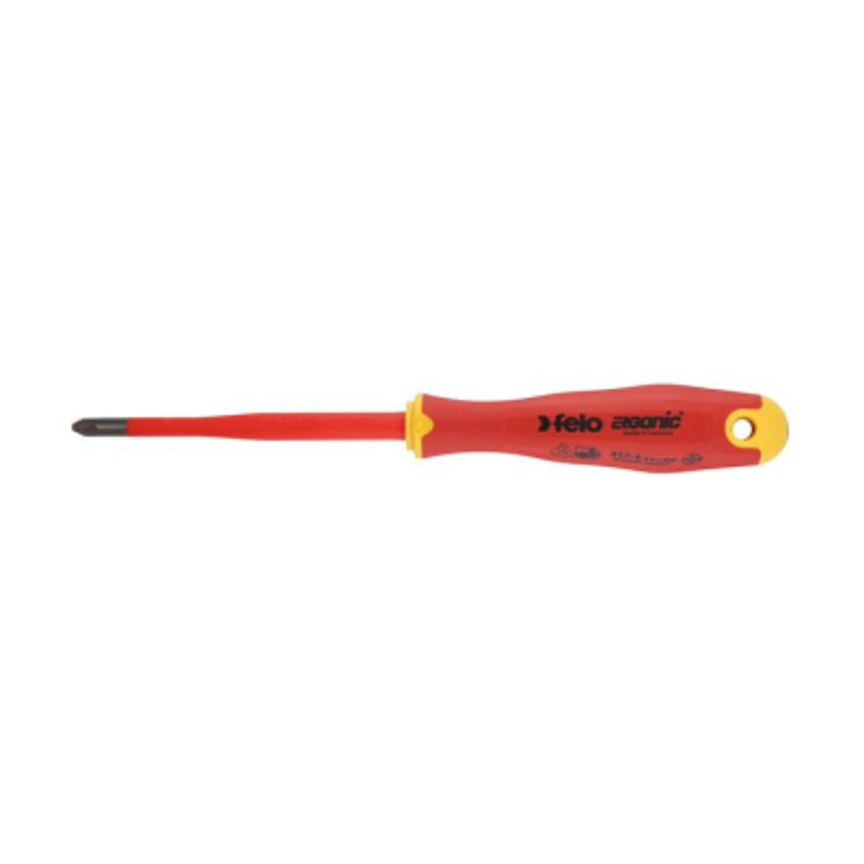 Screwdriver VDE, E-Slim Ergonic 41729390 PZ2 x 100mm