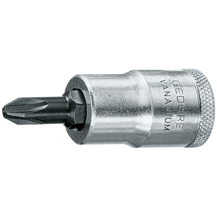 Screwdriver bit socket 1/2" PH 3